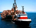 0474-mv seaspan regent - tug with log barge