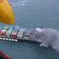 1135.boxship on fire