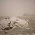 Walvis  leaving the harbour of Vlissingen