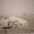 Walvis  leaving the harbour of Vlissingen