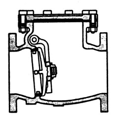 cut.swing check valve