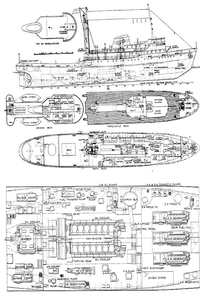 Salvage tug