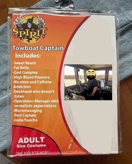 Tugboat capt costume